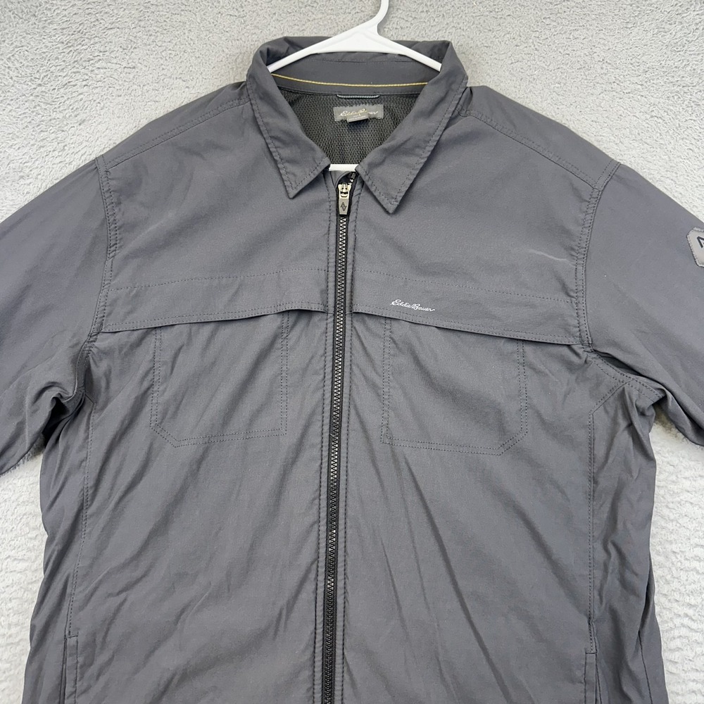 Eddie Bauer Jacket Mens Large Travex Full Zip Nylon Spandex Outdoor Lightweight - Picture 3 of 16